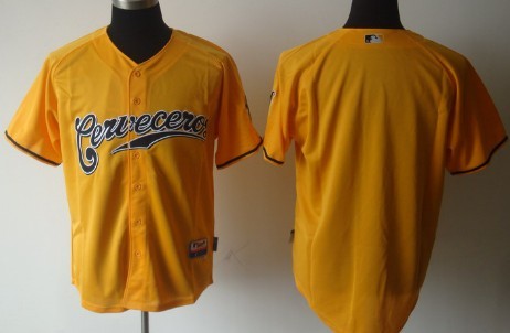 Milwaukee Brewers Blank Yellow Jerseys,We sell and wholesale Milwaukee Brewers Blank Yellow Jerseys on line form chian!