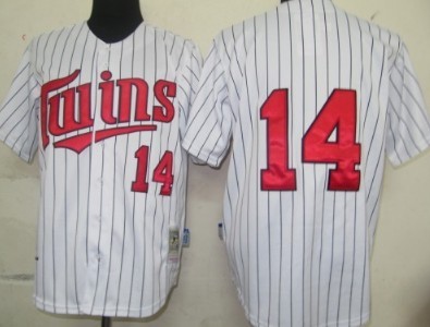 Minnesota Twins #14 HRBEK White Pinstripe Throwback Jerseys,We sell and wholesale Minnesota Twins #14 HRBEK White Pinstripe Throwback Jerseys on line form chian!