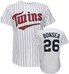 Minnesota Twins #26 Boof Bonser White Jerseys,We sell and wholesale Minnesota Twins #26 Boof Bonser White Jerseys on line form chian!