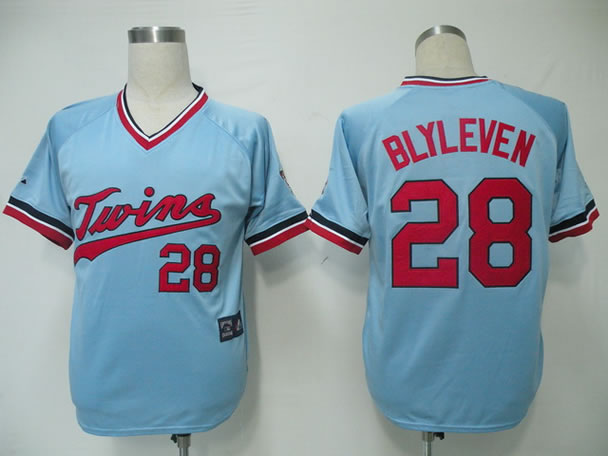 Minnesota Twins #28 Blyleven Blue M&N Jerseys,We sell and wholesale Minnesota Twins #28 Blyleven Blue M&N Jerseys on line form chian!
