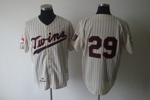 Minnesota Twins #29 Carew Cream White Strip Jerseys,We sell and wholesale Minnesota Twins #29 Carew Cream White Strip Jerseys on line form chian!