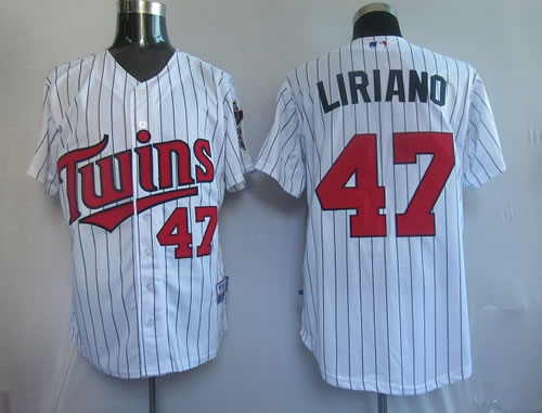 Minnesota Twins #47 Francisco Liriano white Jerseys,We sell and wholesale Minnesota Twins #47 Francisco Liriano white Jerseys on line form chian!