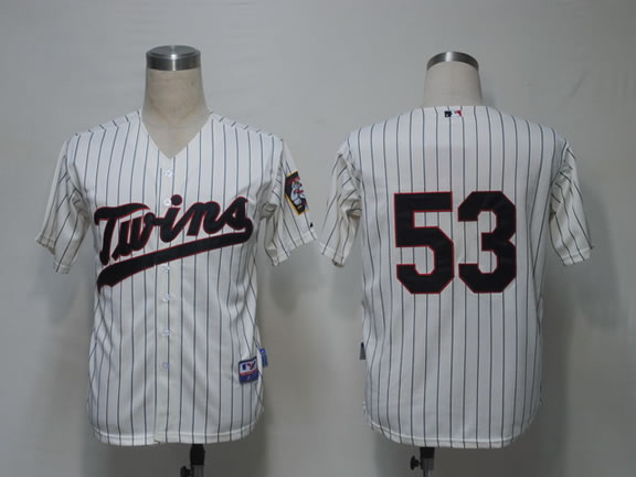 Minnesota Twins #53 Blackburn Cream(blue strip) Jerseys,We sell and wholesale Minnesota Twins #53 Blackburn Cream(blue strip) Jerseys on line form chian!