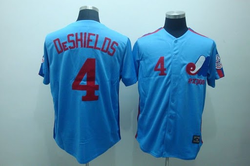 Montreal Expos #4 DeShields Blue Jerseys,We sell and wholesale Montreal Expos #4 DeShields Blue Jerseys on line form chian!