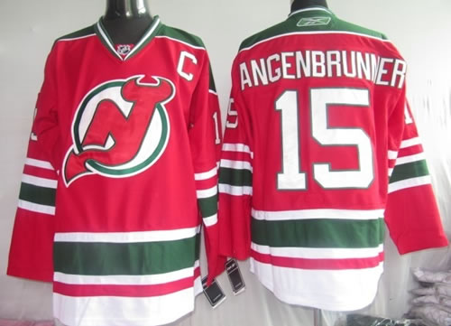 New Jerseys Devils #15 Langenbrunner Red-green with C Patch Jerseys,We sell and wholesale New Jerseys Devils #15 Langenbrunner Red-green with C Patch Jerseys on line form chian!