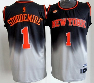 New York Knicks #1 Amare Stoudemire Black And Gray Fadeaway Fashion Jerseys,We sell and wholesale New York Knicks #1 Amare Stoudemire Black And Gray Fadeaway Fashion Jerseys on line form chian!
