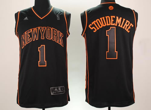 New York Knicks #1 Stoudemire Black Jersey,We sell and wholesale New York Knicks #1 Stoudemire Black Jersey on line form chian!