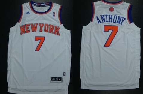 New York Knicks #7 Carmelo Anthony Revolution 30 Swingman 2013 White Jerseys,We sell and wholesale New York Knicks #7 Carmelo Anthony Revolution 30 Swingman 2013 White Jerseys on line form chian!