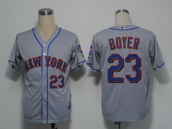 New York Mets #23 Boyer Grey Cool Base Jerseys,We sell and wholesale New York Mets #23 Boyer Grey Cool Base Jerseys on line form chian!