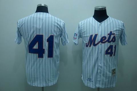 New York Mets #41 seaver m&n white(blue strip),We sell and wholesale New York Mets #41 seaver m&n white(blue strip) on line form chian!