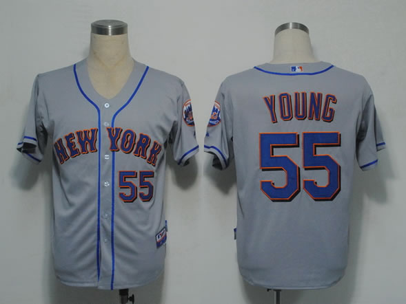 New York Mets #55 Young Grey Cool Base Jerseys,We sell and wholesale New York Mets #55 Young Grey Cool Base Jerseys on line form chian!