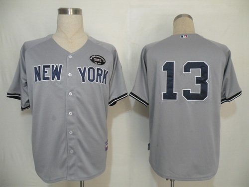 New York Yankees #13 Rodriguez grey with GMS patch Jerseys,We sell and wholesale New York Yankees #13 Rodriguez grey with GMS patch Jerseys on line form chian!