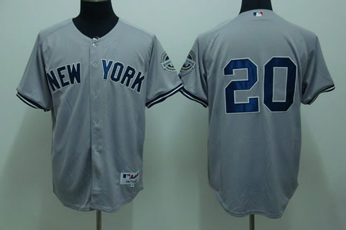 New York Yankees #20 Jorge Posada grey Jerseys,We sell and wholesale New York Yankees #20 Jorge Posada grey Jerseys on line form chian!