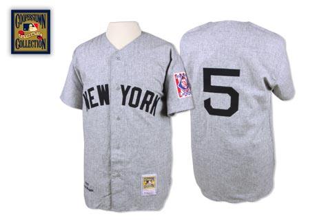 New York Yankees #5 Joe DiMaggio Gray Throwback Jerseys,We sell and wholesale New York Yankees #5 Joe DiMaggio Gray Throwback Jerseys on line form chian!