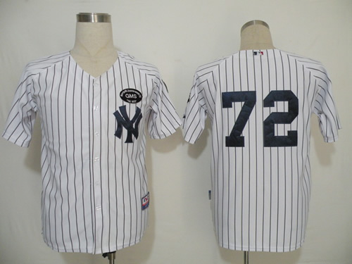 New York Yankees #72 Dellin Betances White Strip with GMS Jerseys,We sell and wholesale New York Yankees #72 Dellin Betances White Strip with GMS Jerseys on line form chian!