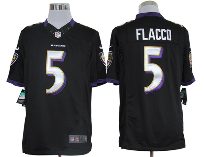 Nike Limited Baltimore Ravens #5 Joe Flacco Black Jerseys,We sell and wholesale Nike Limited Baltimore Ravens #5 Joe Flacco Black Jerseys on line form chian!