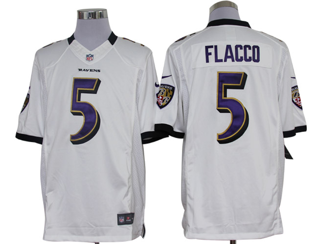 Nike Limited Baltimore Ravens #5 Joe Flacco White Jerseys,We sell and wholesale Nike Limited Baltimore Ravens #5 Joe Flacco White Jerseys on line form chian!