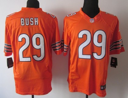 Nike Limited Chicago Bears #29 Michael Bush Orange Jerseys,We sell and wholesale Nike Limited Chicago Bears #29 Michael Bush Orange Jerseys on line form chian!