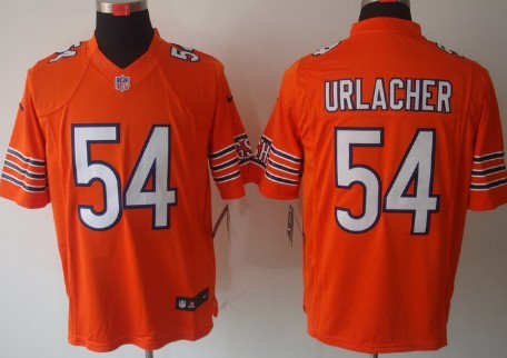 Nike Limited Chicago Bears #54 Brian Urlacher Orange Jerseys,We sell and wholesale Nike Limited Chicago Bears #54 Brian Urlacher Orange Jerseys on line form chian!
