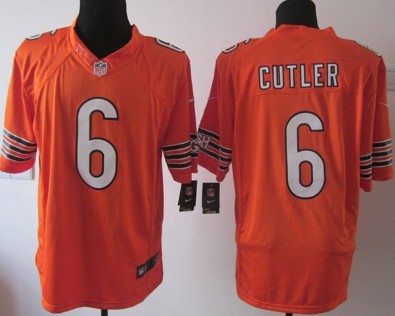 Nike Limited Chicago Bears #6 Jay Cutler Orange Jerseys,We sell and wholesale Nike Limited Chicago Bears #6 Jay Cutler Orange Jerseys on line form chian!