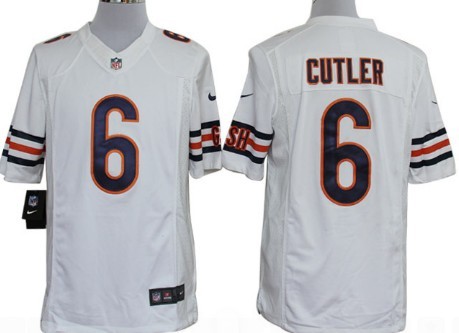 Nike Limited Chicago Bears #6 Jay Cutler White Jerseys,We sell and wholesale Nike Limited Chicago Bears #6 Jay Cutler White Jerseys on line form chian!