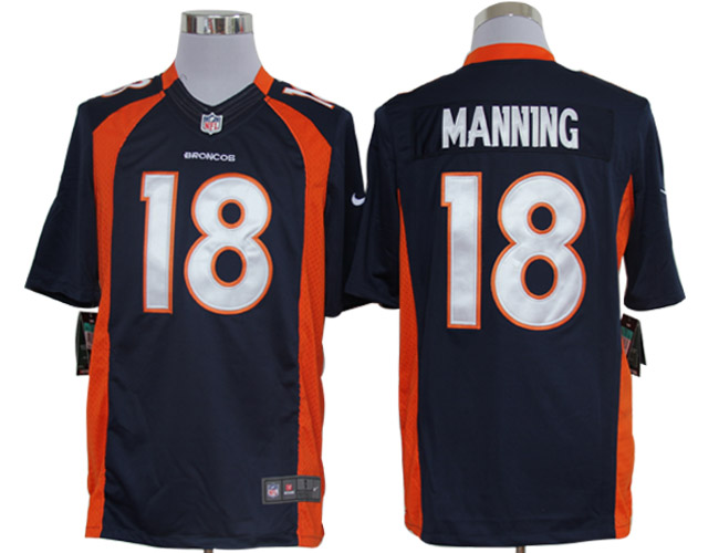 Nike Limited Denver Broncos #18 Peyton Manning Blue Jerseys,We sell and wholesale Nike Limited Denver Broncos #18 Peyton Manning Blue Jerseys on line form chian!