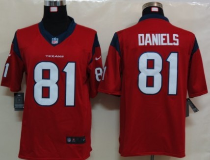 Nike Limited Houston Texans #81 Owen Daniels Red Jerseys,We sell and wholesale Nike Limited Houston Texans #81 Owen Daniels Red Jerseys on line form chian!