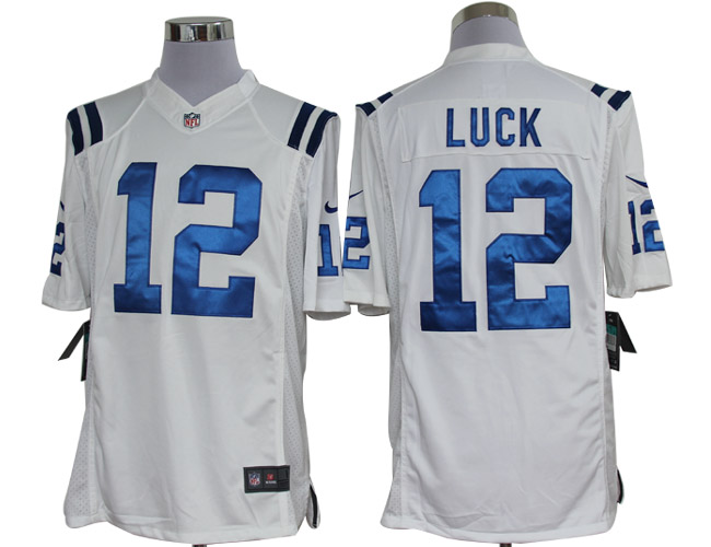 Nike Limited Indianapolis Colts #12 Andrew Luck White Jerseys,We sell and wholesale Nike Limited Indianapolis Colts #12 Andrew Luck White Jerseys on line form chian!