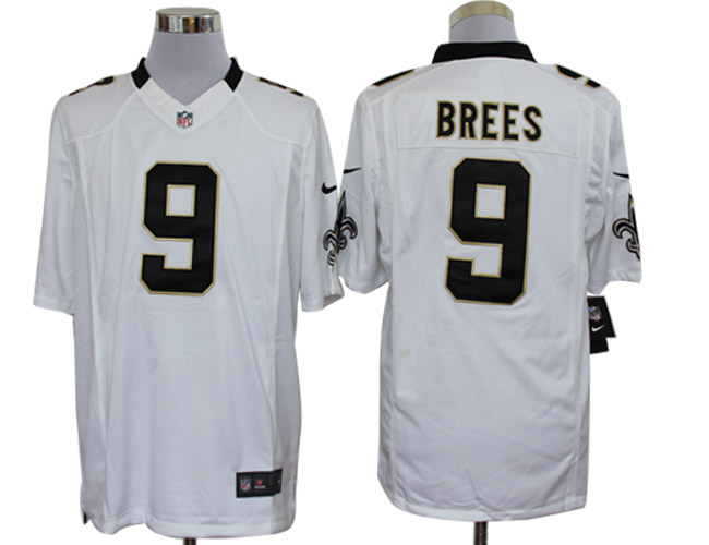 Nike Limited New Orleans Saints #9 Drew Brees White Jerseys,We sell and wholesale Nike Limited New Orleans Saints #9 Drew Brees White Jerseys on line form chian!