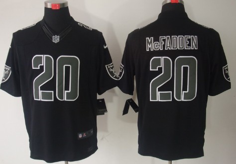 Nike Limited Oakland Raiders #20 Darren McFadden Black Impact Jerseys,We sell and wholesale Nike Limited Oakland Raiders #20 Darren McFadden Black Impact Jerseys on line form chian!