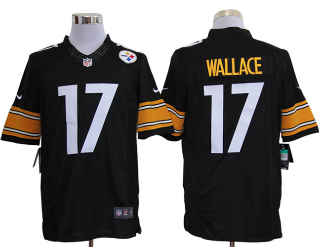 Nike Limited Pittsburgh Steelers #17 Mike Wallace Black Jerseys,We sell and wholesale Nike Limited Pittsburgh Steelers #17 Mike Wallace Black Jerseys on line form chian!