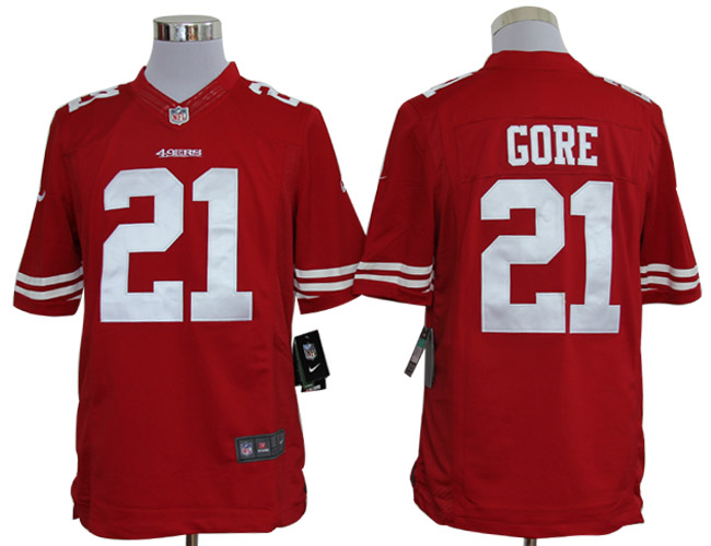 Nike Limited San Francisco 49ers #21 Frank Gore Red Jerseys,We sell and wholesale Nike Limited San Francisco 49ers #21 Frank Gore Red Jerseys on line form chian!
