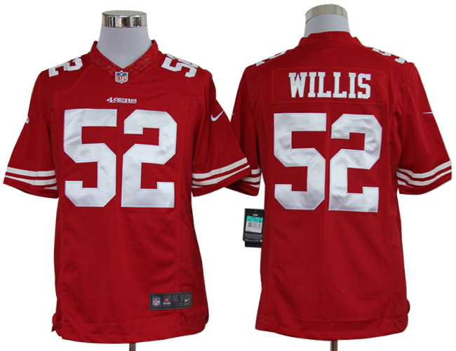 Nike Limited San Francisco 49ers #52 Patrick Willis Red Jerseys,We sell and wholesale Nike Limited San Francisco 49ers #52 Patrick Willis Red Jerseys on line form chian!