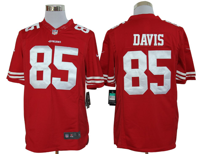 Nike Limited San Francisco 49ers #85 Vernon Davis Red Jerseys,We sell and wholesale Nike Limited San Francisco 49ers #85 Vernon Davis Red Jerseys on line form chian!