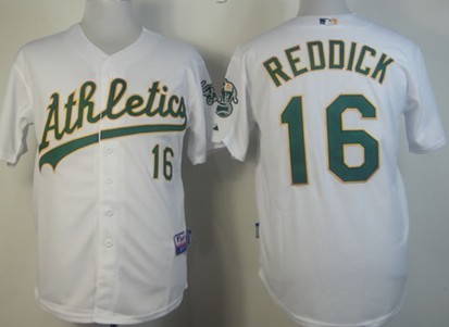 Oakland Athletics #16 Josh Reddick White Jerseys,We sell and wholesale Oakland Athletics #16 Josh Reddick White Jerseys on line form chian!