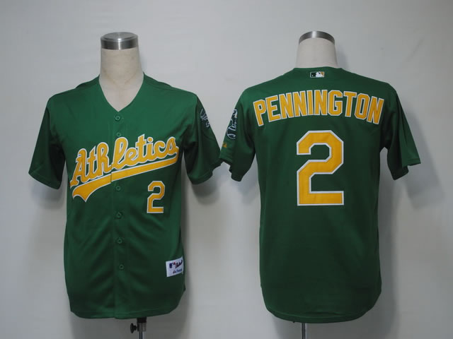 Oakland Athletics #2 Pennington Green Jerseys,We sell and wholesale Oakland Athletics #2 Pennington Green Jerseys on line form chian!