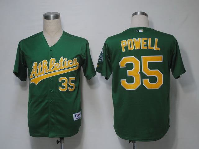 Oakland Athletics #35 Powell Green Jerseys,We sell and wholesale Oakland Athletics #35 Powell Green Jerseys on line form chian!