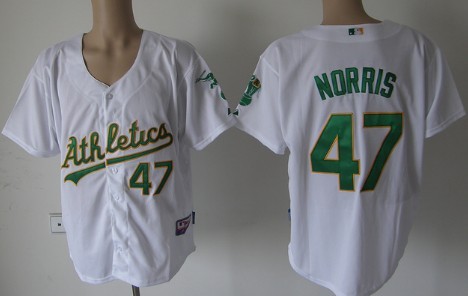 Oakland Athletics #47 Mike Norris White Jerseys,We sell and wholesale Oakland Athletics #47 Mike Norris White Jerseys on line form chian!
