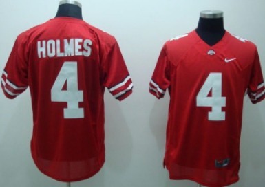 Ohio State Buckeyes #4 Holmes Red NCAA Jerseys,We sell and wholesale Ohio State Buckeyes #4 Holmes Red NCAA Jerseys on line form chian!