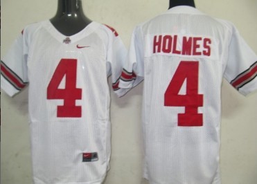Ohio State Buckeyes #4 Holmes White NCAA Jerseys,We sell and wholesale Ohio State Buckeyes #4 Holmes White NCAA Jerseys on line form chian!