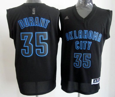 Oklahoma City Thunder #35 Kevin Durant All Black With Blue Fashion Jerseys,We sell and wholesale Oklahoma City Thunder #35 Kevin Durant All Black With Blue Fashion Jerseys on line form chian!