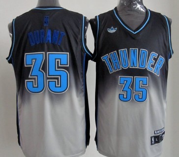 Oklahoma City Thunder #35 Kevin Durant Black And Gray Fadeaway Fashion Jerseys,We sell and wholesale Oklahoma City Thunder #35 Kevin Durant Black And Gray Fadeaway Fashion Jerseys on line form chian!