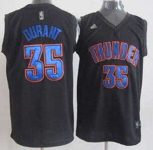 Oklahoma City Thunder #35 Kevin Durant Black With Blue Jerseys,We sell and wholesale Oklahoma City Thunder #35 Kevin Durant Black With Blue Jerseys on line form chian!