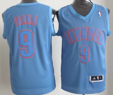 Oklahoma City Thunder #9 Serge Ibaka Revolution 30 Swingman Light Blue Big Color Jerseys,We sell and wholesale Oklahoma City Thunder #9 Serge Ibaka Revolution 30 Swingman Light Blue Big Color Jerseys on line form chian!