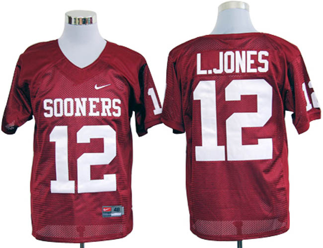 Oklahoma Sooners #12 L.Jones Red NCAA Jerseys,We sell and wholesale Oklahoma Sooners #12 L.Jones Red NCAA Jerseys on line form chian!