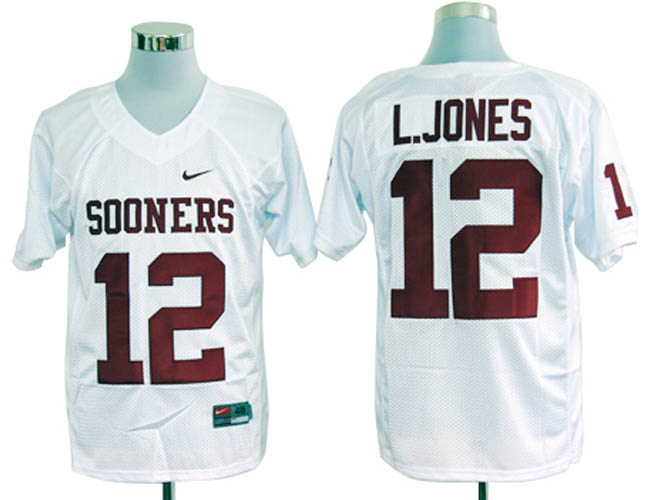 Oklahoma Sooners #12 L.Jones White NCAA Jerseys,We sell and wholesale Oklahoma Sooners #12 L.Jones White NCAA Jerseys on line form chian!