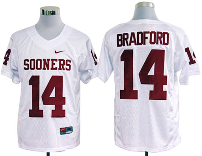 Oklahoma Sooners #14 Bradford White NCAA Jerseys,We sell and wholesale Oklahoma Sooners #14 Bradford White NCAA Jerseys on line form chian!