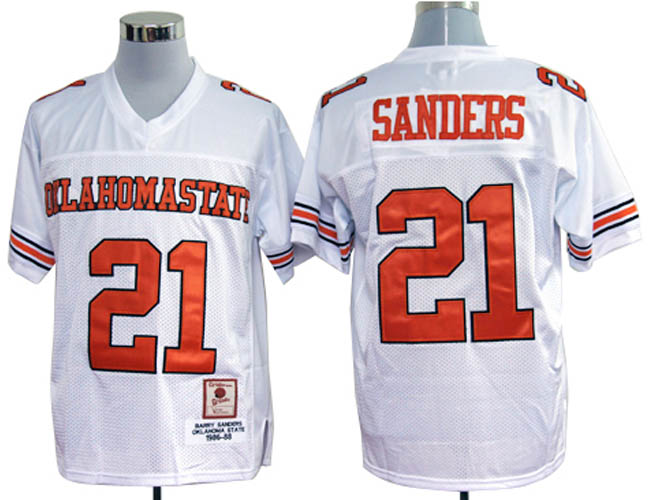 Oklahoma State Cowboys #21 sanders White NCAA Jerseys,We sell and wholesale Oklahoma State Cowboys #21 sanders White NCAA Jerseys on line form chian!