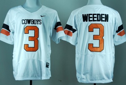 Oklahoma State Cowboys #3 Brandon Weeden White Pro Combat College Jerseys,We sell and wholesale Oklahoma State Cowboys #3 Brandon Weeden White Pro Combat College Jerseys on line form chian!