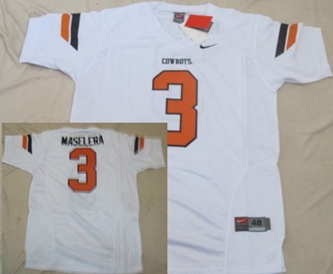 Oklahoma State Cowboys #3 Isaac Maselera White NCAA Jerseys,We sell and wholesale Oklahoma State Cowboys #3 Isaac Maselera White NCAA Jerseys on line form chian!